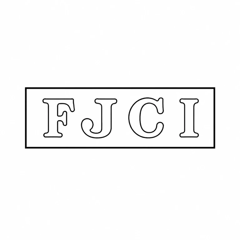 Frederick John Charles Ingram: FJCI reads left to right within the visibly rectangular mark boundary, with no additions; line reconstruction.