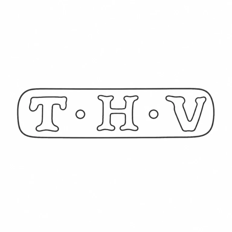 Thomas Henry Vale Thomas H Vale Ltd (from 1914): The long rounded cartouche, three letters, and two intervening circular stops are retained in the source layout. line reconstruction.
