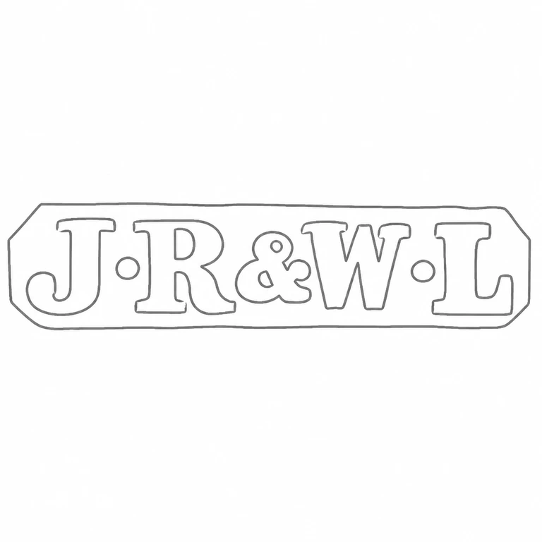 Laings Ltd: The J.R&W.L. sequence, both visible points, ampersand, and elongated chamfered cartouche; line reconstruction.