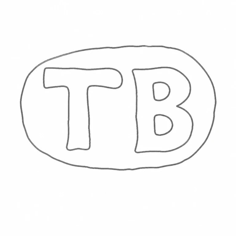 T Beardsmore: Two uppercase forms are retained side by side inside the same horizontally oriented oval cartouche, including the two enclosed counters of the right-hand form. line reconstruction.