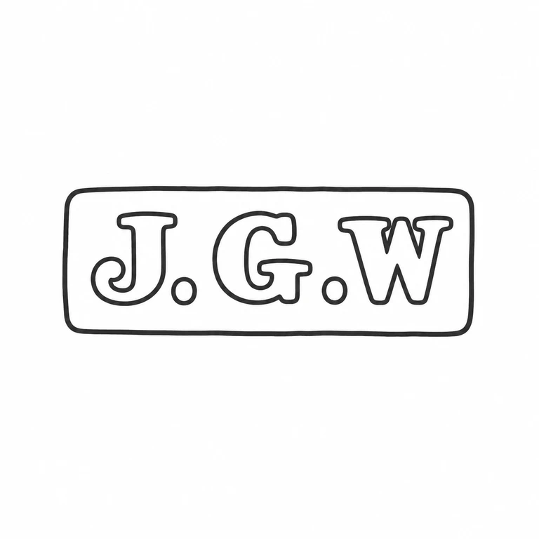 Edmund Bell: The outlined horizontal cartouche, three readable letter forms, and two circular separators match the source sequence. line reconstruction.