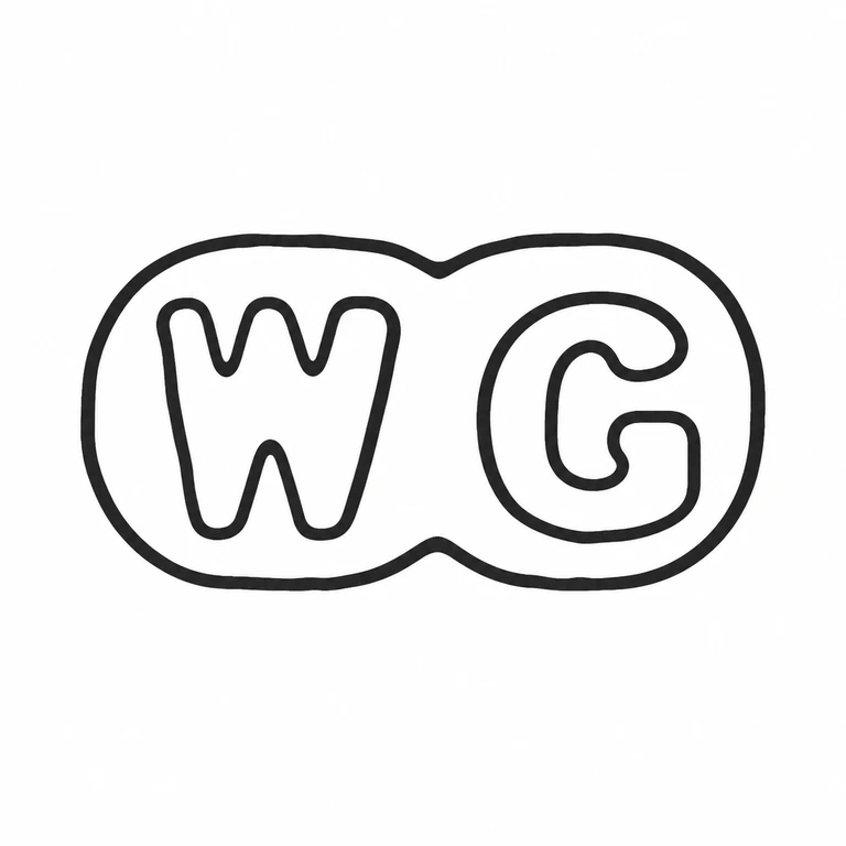 William Garner: The two adjacent circular compartments and their left-to-right letterforms preserve the source's paired arrangement. line reconstruction.