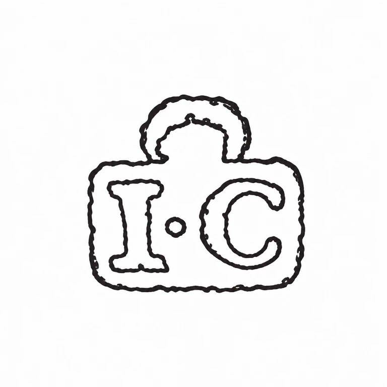 Mary Gould: The drawing preserves the two initials, central stop, rounded lower plaque, and smaller upper looped element in the source orientation. line reconstruction.