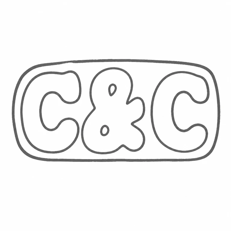 Cohen & Charles: The rounded rectangular cartouche and three character forms with a central connector are preserved in the visible left-to-right arrangement. line reconstruction.