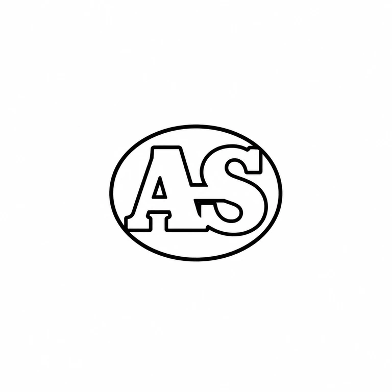 Albert Sydenham: Two letters and enclosing oval retained. line reconstruction.