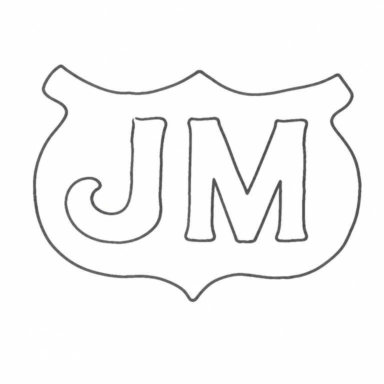 J M: J M symmetric lobed cartouche are retained in their visible orientation; line reconstruction.