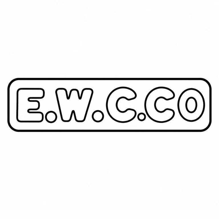 Eclipse Watch Company: The long rounded rectangular punch, letter sequence, and visible stops are preserved left to right. line reconstruction.