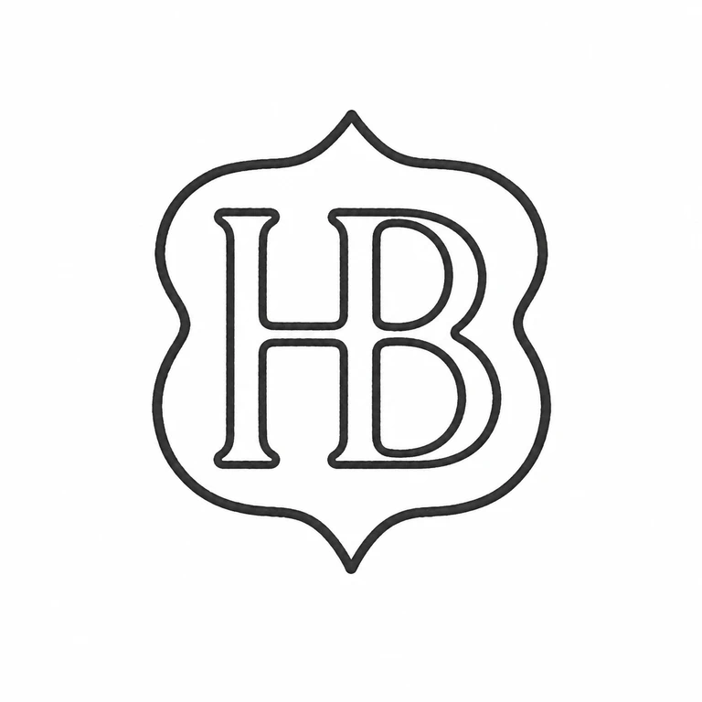 Hayes Brothers: The paired glyphs and the four-lobed shield-like cartouche with pointed top and bottom are retained. line reconstruction.