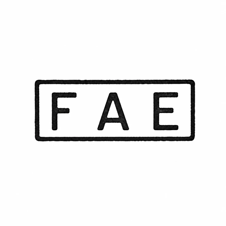 Francis Arthur Edwardes: Three upright initials remain in their visible left-to-right order within the narrow rectangular punch. line reconstruction.