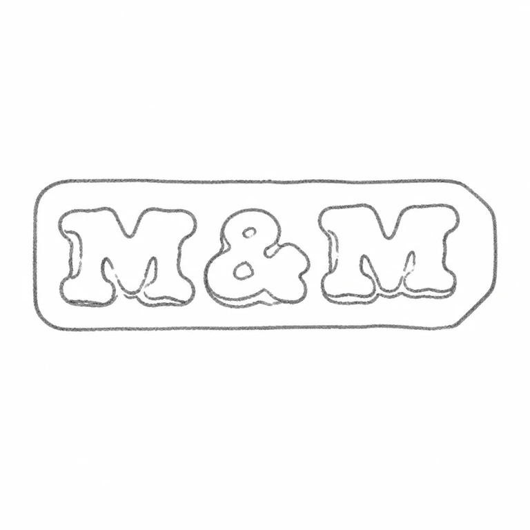 Manton & Mole: The three-character mark remains centered in one rounded rectangular punch, preserving its order and visible internal strokes. line reconstruction.