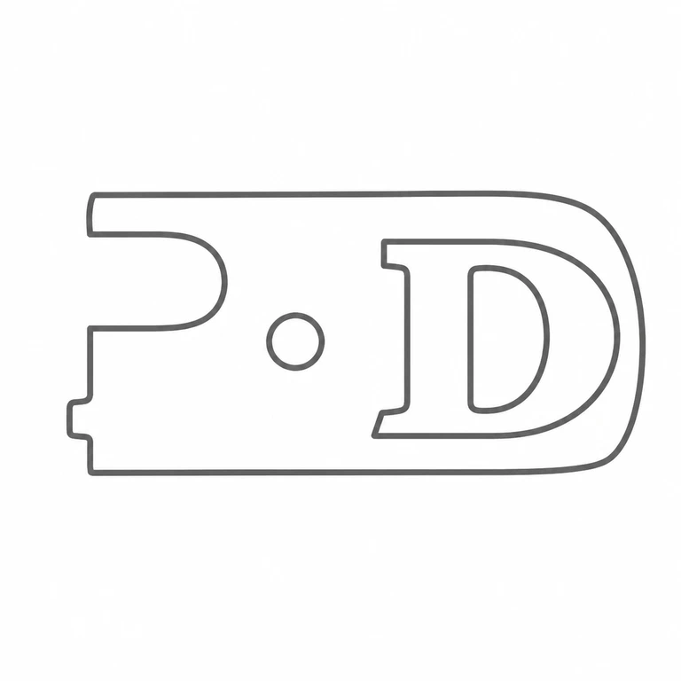 Phineas Daniell: The long asymmetric cartouche, central point, and two large source-visible letterforms are preserved left to right. line reconstruction.