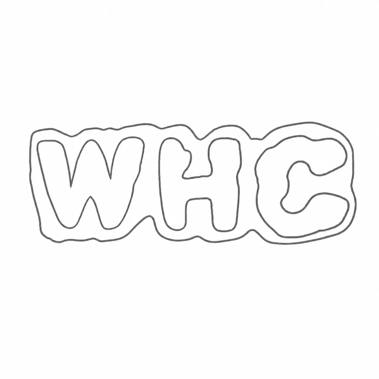 W H Collins & Co: The three letters remain in the observed order, with the continuous, shallow three-lobed cartouche outline retained around them. line reconstruction.