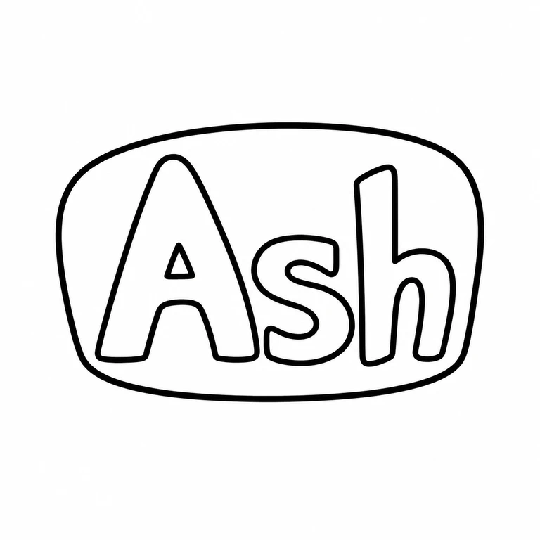 Thomas Ash: The oval punch and three mixed-case letters retain their left-to-right reading direction and visible character forms. line reconstruction.