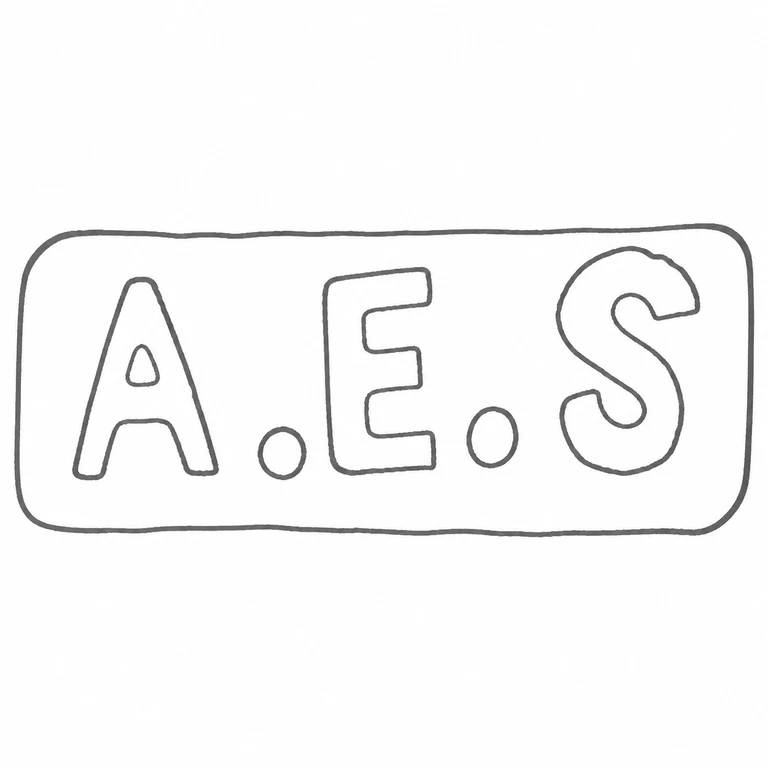 Amy Eleanor Stewart: Rectangular rounded cartouche retains A dot E dot S in reading order; line reconstruction.