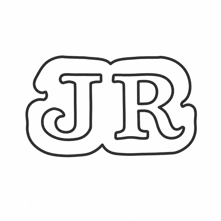 Mark reading The two visible serif letterforms irregular double-lobed cartouche are retained same reading direction and internal spacing; line reconstruction