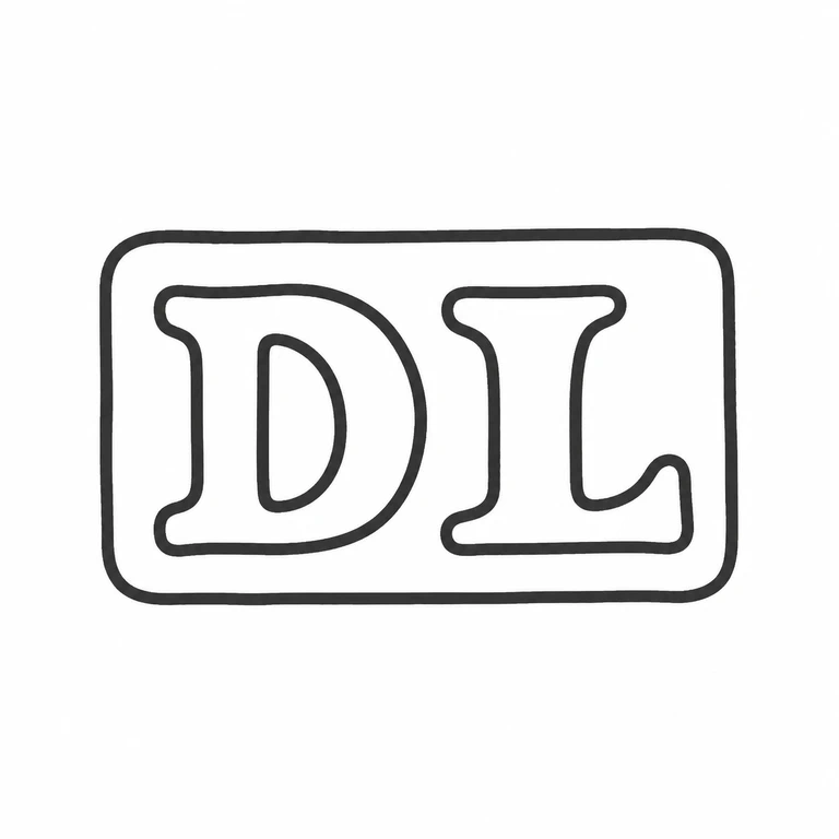 David Lark: The rounded rectangular border and the two broad letter forms retain their source order and openings. line reconstruction.