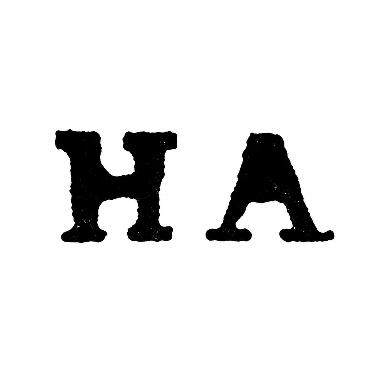 Mark reading The two separate upright letterforms retain their left-to-right order and visible serif-like silhouettes; no border is added; line reconstruction