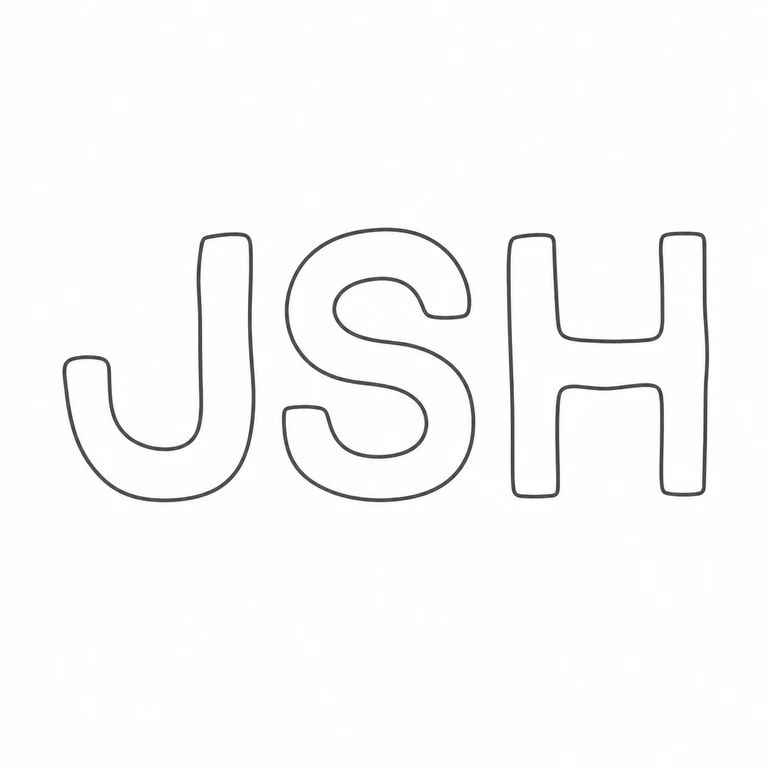 John Sutherland Hawes: The three unbordered uppercase forms are preserved left to right with their source-supported rounded, sans-like stroke geometry. line reconstruction.