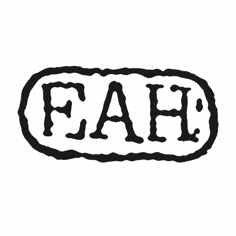 Mark reading Four visible initials single irregular rounded enclosure are retained in their source order; line reconstruction