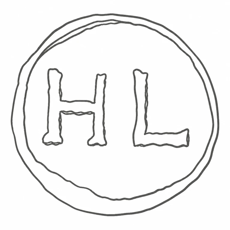 Heinrich Levinger: Circular cartouche and left-to-right HL lettering are retained, including the double outline; line reconstruction.