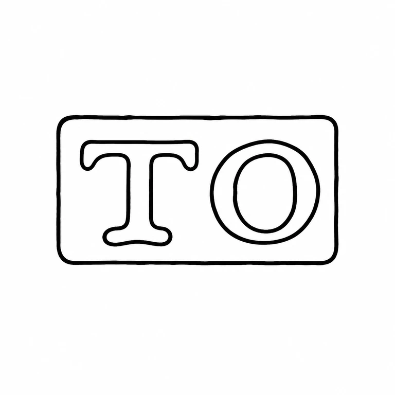 Thomas Oliphant (or Ollivant): TO reads in the source direction and is retained within the visible low rounded rectangular stamp; line reconstruction.