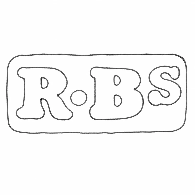 Rolason Brothers: R.BS reading, one separator, and horizontal rounded border are retained; line reconstruction.