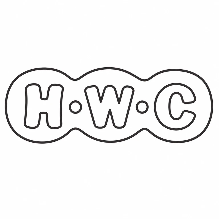Henry William Curry: Three connected lobes, two separators, and three upright letters are retained in the source order. line reconstruction.