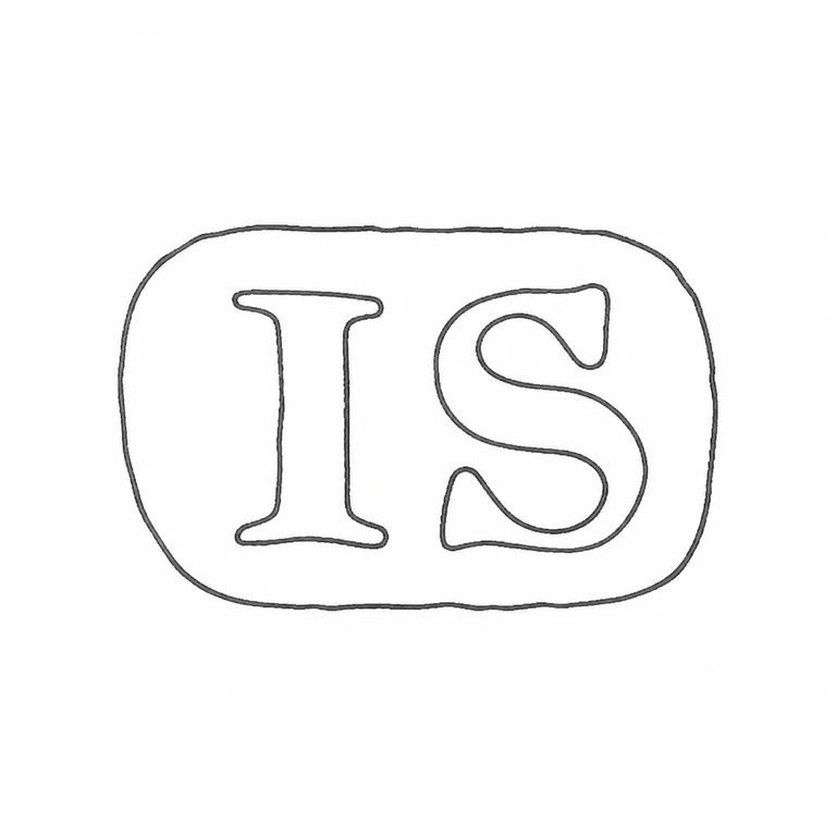Joseph Smith I: IS is retained left to right in the rounded rectangular punch with no additional marks; line reconstruction.
