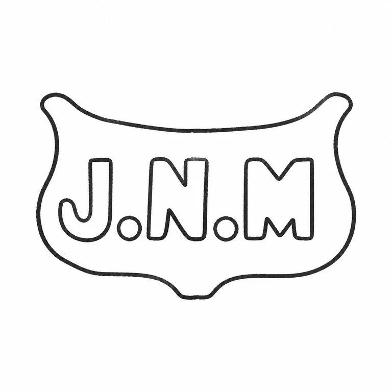 Mappin & Webb (John Newton Mappin): The four-part left-to-right inscription, two separating dots, and distinctive pinched cartouche outline are preserved. line reconstruction.