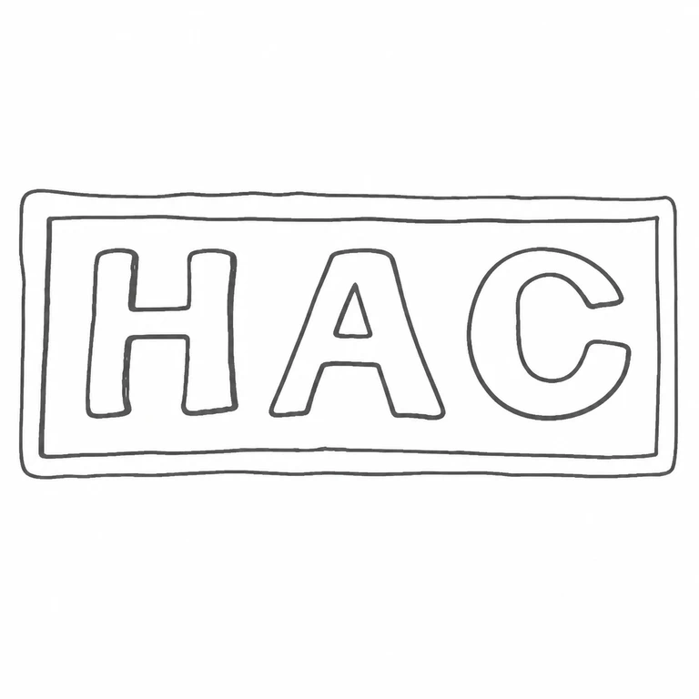 H A Crawshaw: H A C sequence visible double rectangular cartouche treatment; line reconstruction.