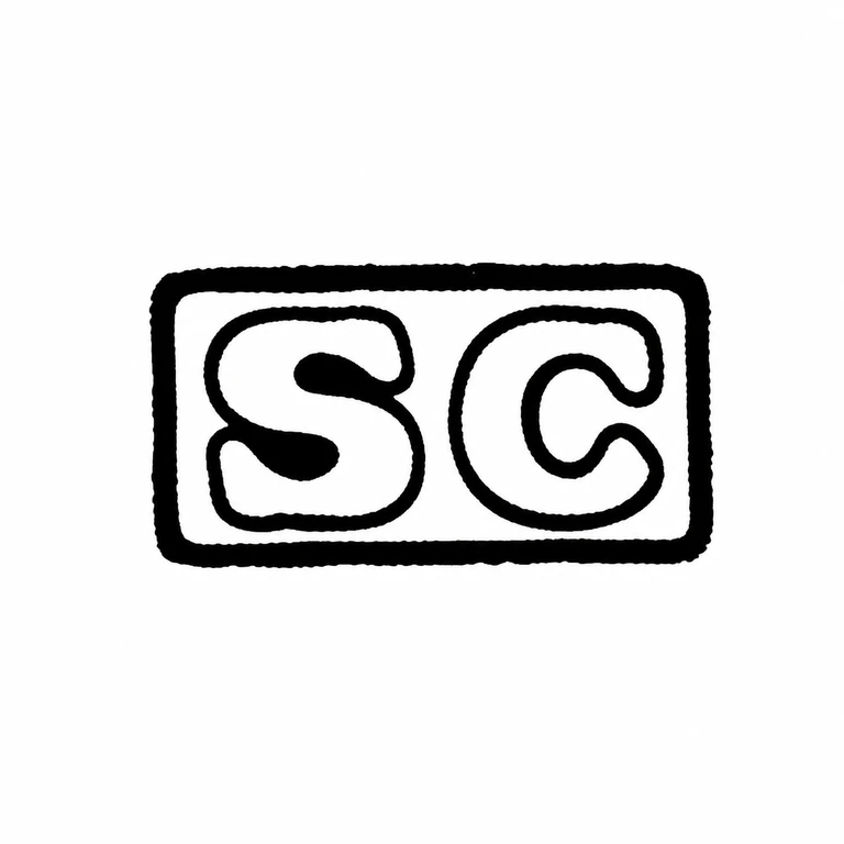 Samuel Cooke: Two upright initials and their rounded rectangular punch are retained without added forms. line reconstruction.