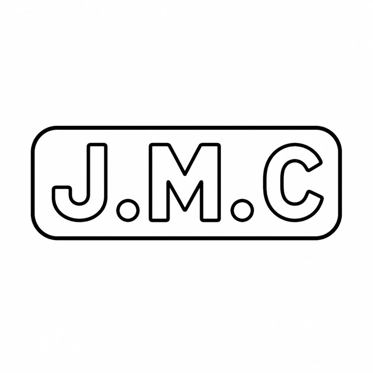Mark reading The three capital letters, two intervening points, and single rounded rectangular cartouche retain their observed order and geometry; line reconstruction