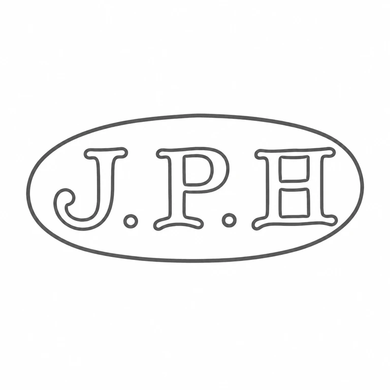 Mark reading The horizontal oval cartouche three capital forms separated by two visible circular stops are retained in their source order. The reconst…; line reconstruction