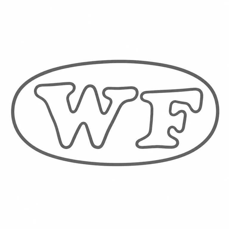 William Fielder: The W dot F dot T reading and its oval cartouche are retained left-to-right; line reconstruction.