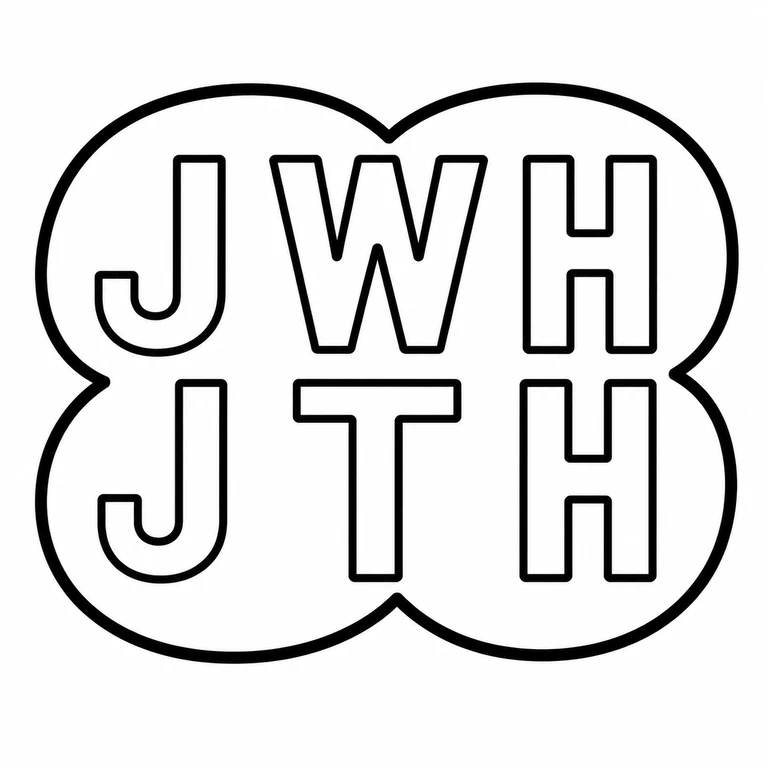 Jonathan Wilson Hukin & John Thomas Heath: Six letters in two rows and the double-lobed outline preserve the photographed arrangement. line reconstruction.