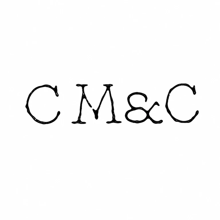 Mark reading Unbordered two letters, ampersand, and final letter retain source order; line reconstruction