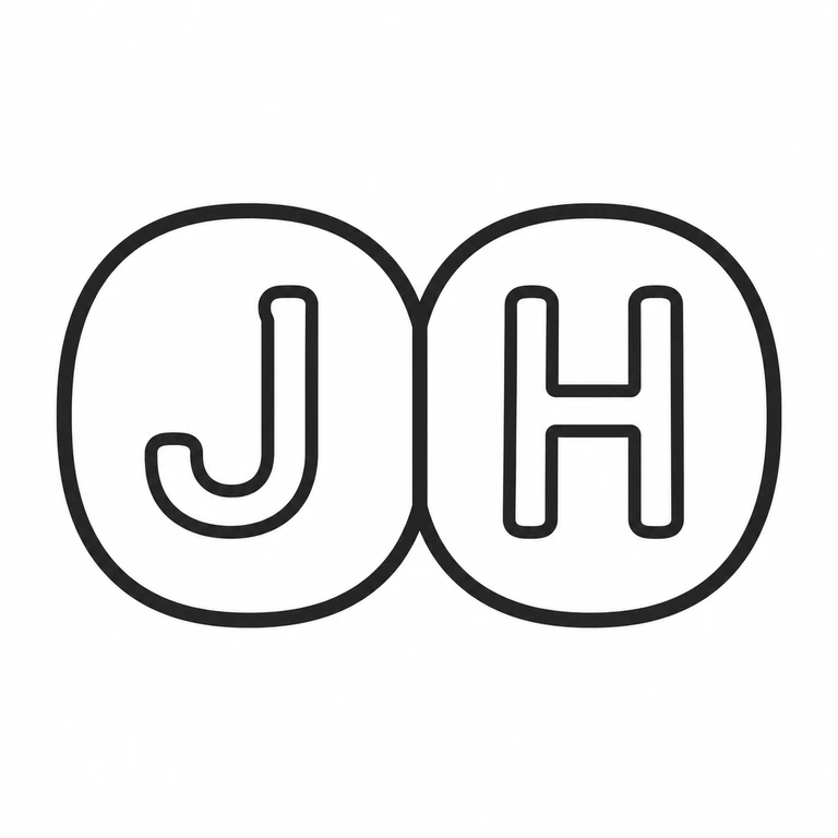 James Harrison: Two circular bordered compartments, each with its visible letter, retain their side-by-side order and upright orientation. line reconstruction.