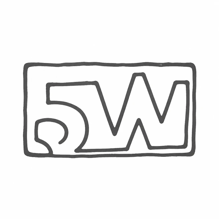 John Williams: Single rounded rectangular cartouche with two joined initials is retained in the photographed left-to-right arrangement; the reconstruction keeps the irregular inner contours and enclosing border without surface shading. line reconstruction.