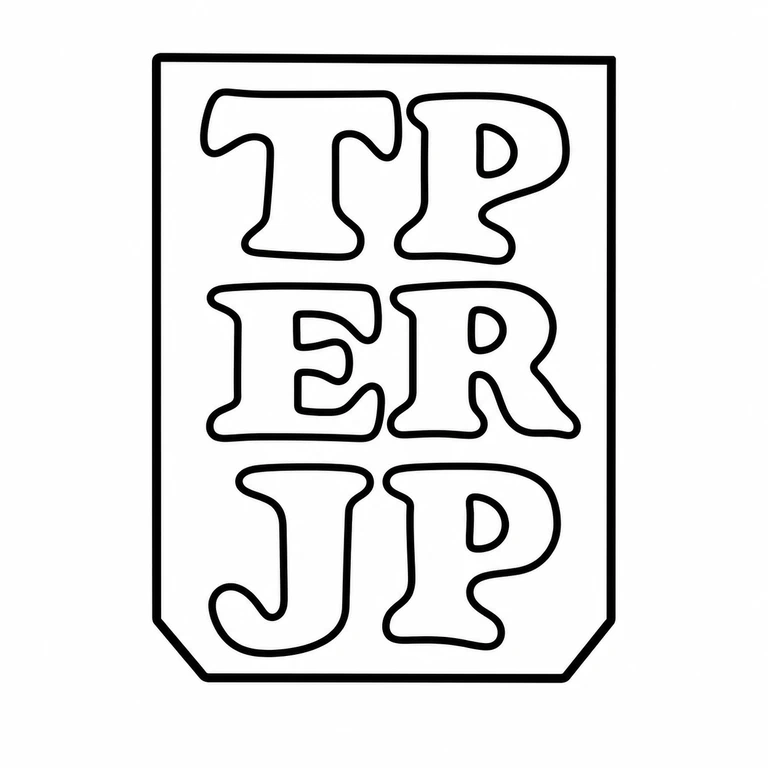 Mark reading Three rows of paired initials are retained in the visible top-to-bottom, left-to-right order inside the square cartouche; line reconstruction