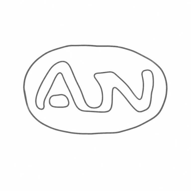 Alfred Jerrold Nathan: The oval punch and the compact three-character connected arrangement are retained without adding background texture. line reconstruction.