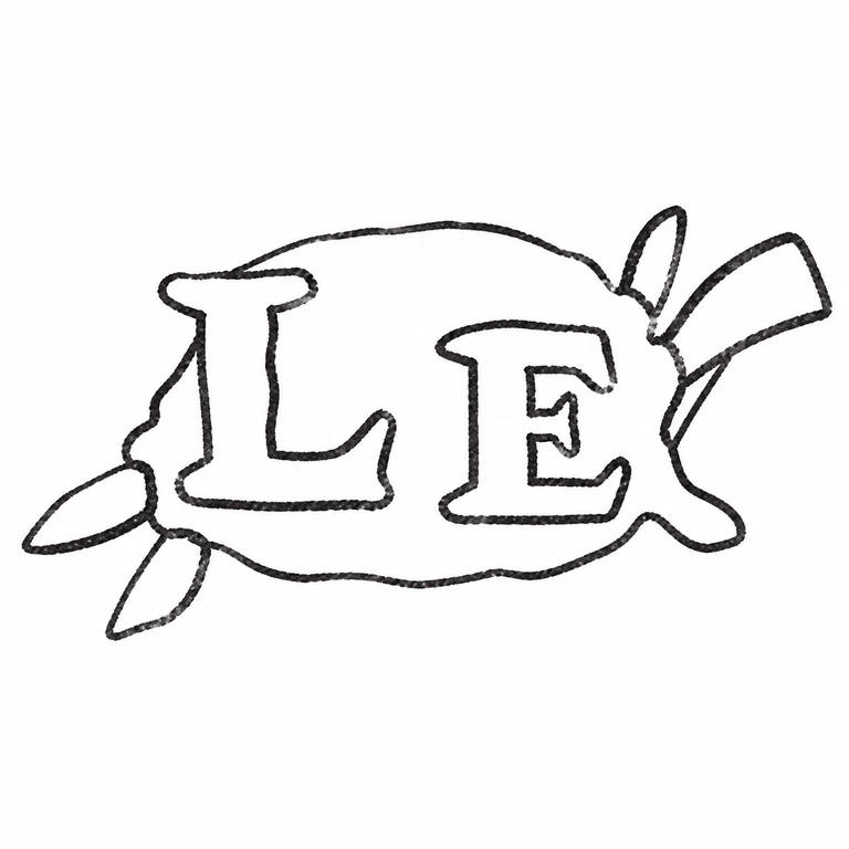 John Leach: The source-visible two initial forms and the surrounding lobed, leaf-like punch silhouette are retained in the same orientation and arrangement. line reconstruction.