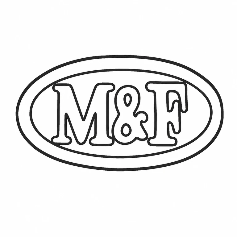 Mayer & Fulda: Both concentric oval borders and the three central characters retain the source layout and reading direction. line reconstruction.