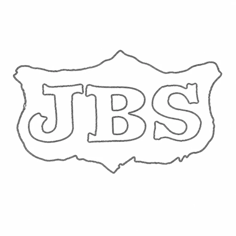 John Bernard Stagg: Three initials and the irregular cartouche outline preserve the source's reading order, orientation, and single-row arrangement. line reconstruction.