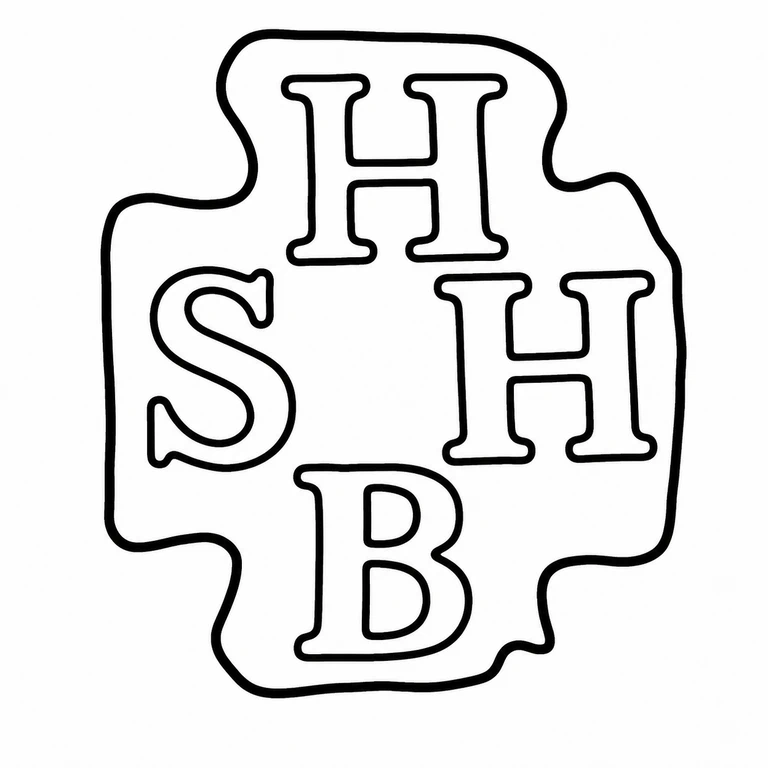 Samuel Herbert & Co: The upper pair, middle pair, and lower single letter retain the photographed stacked layout in the irregular outlined punch. line reconstruction.