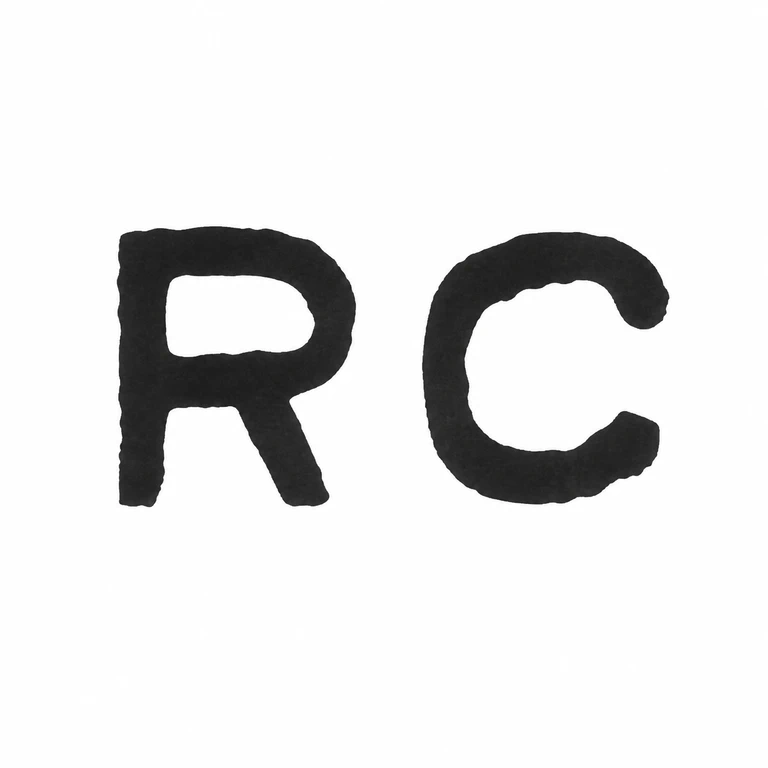 R C: The two unbordered block initials retain their source-visible order, upright orientation, and open counters. line reconstruction.