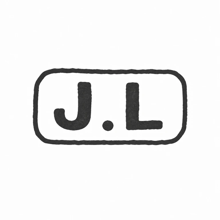Joseph Leton: Rounded rectangular punch, two upright initial forms, and the central separator retain the original left-to-right reading structure. line reconstruction.