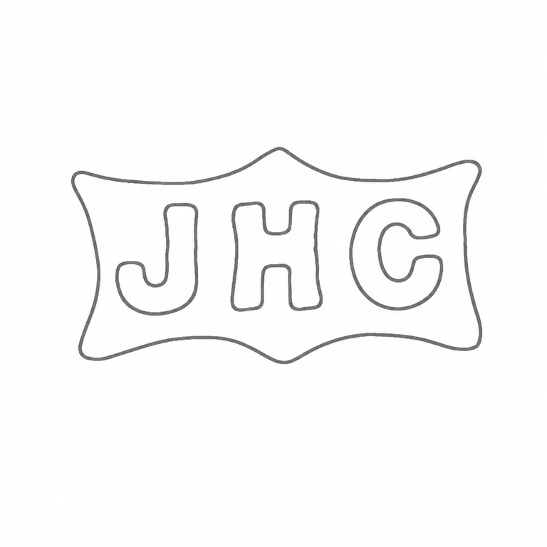 J H C: Waisted rectangular punch and its three upright character forms are preserved in source order and orientation. line reconstruction.
