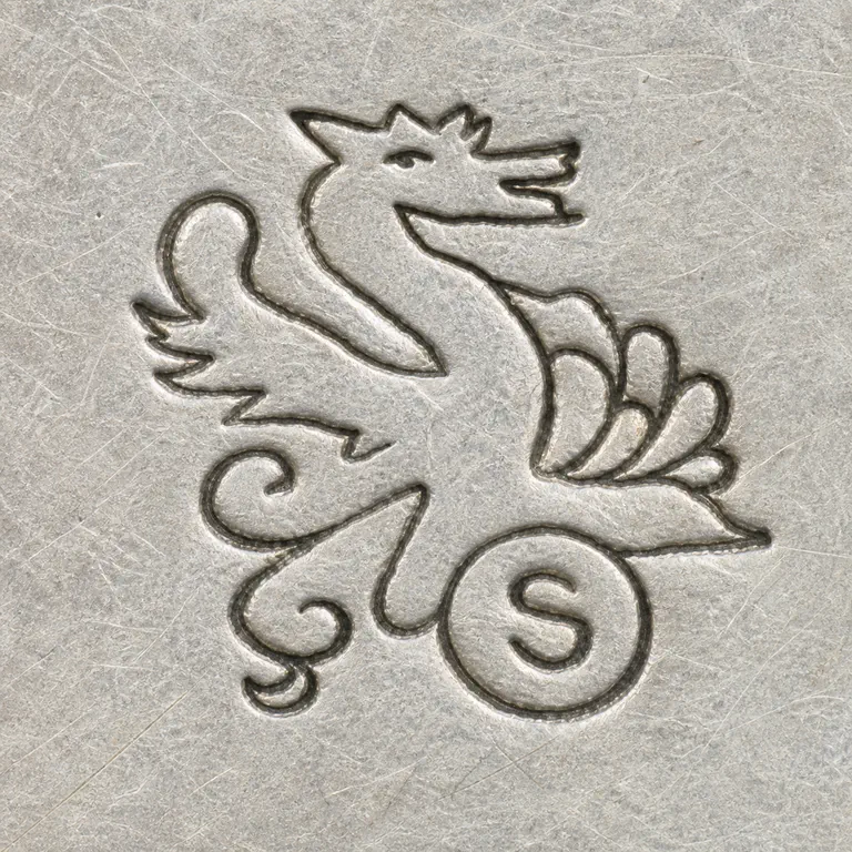 Theodore B. Starr: S, dragon; oxidized reconstruction.