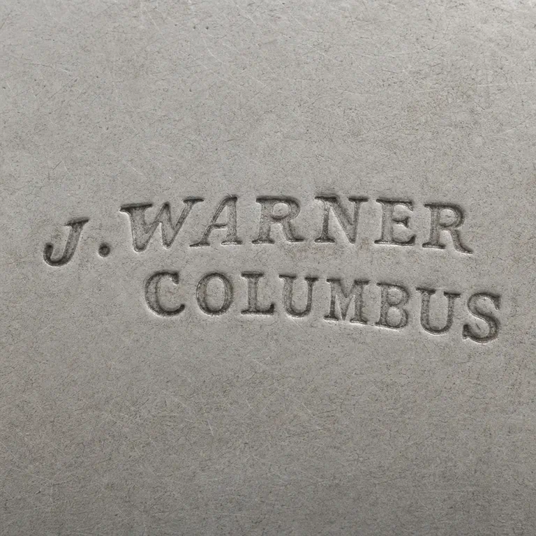 John Warner: J. Warner, Columbus; oxidized reconstruction.