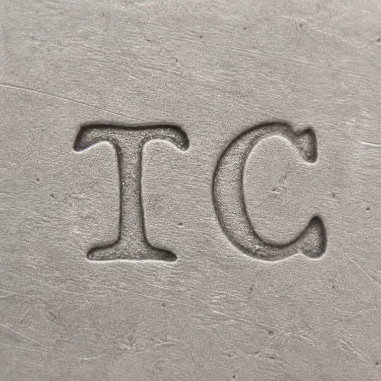 Silversmith: T.C; oxidized reconstruction.